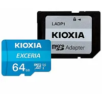 Kioxia Microsd karte 64Gb class 10  adapter Sd 375537