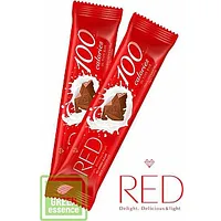 Konfekcijas Šokolēte Piena šokolādes tāfelīte bez cukura 26 g - Red Chocolette 591183