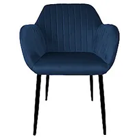Krēsls Evelin tumši zils samts 651792