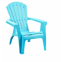 Krēsls plastmasas Dolomati gaiši zils 107207