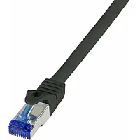Logilink tīkla kabelis C6A043S melns, 1,5 M Cat6A S/Ftp S-Stp 577716