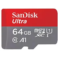 Memory Micro Sdxc 64Gb Uhs-I/W/A Sdsquab-064G-Gn6Ma Sandisk 414500