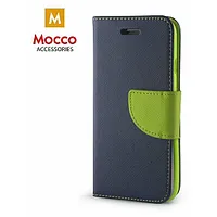 Mocco Fancy Book Case Grāmatveida Maks Telefonam Apple iPhone Xs / X Zils - Zaļš 402877