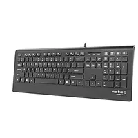 Natec Keyboard, Barracuda, Us Layout, Slim 375240