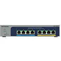 Netgear 8 Portu Ultra60 Poe vairāku gigabitu 2,5 G Ethernet Plus slēdzis, pārvaldīts L2/L3 2,5 G Ethernet 100/1000/2500 barošanas pāreja pelēks 478243