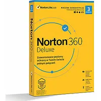 Norton 360 Deluxe Box Pl 3 - ierīces licence uz vienu gadu 45533