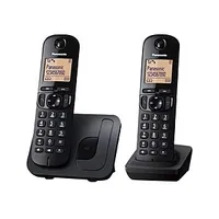 Panasonic Cordless Kx-Tgc212Fxb Black Caller Id Phonebook capacity 50 entries Built-In display Speakerphone 593066