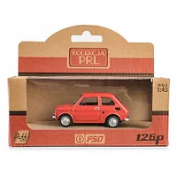 Prl Fiat 126P sarkana automašīna 699182
