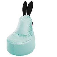 Qubo Mommy Rabbit Black Ears Menthe Velvet Fit пуф кресло-мешок 506628