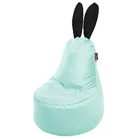 Qubo Mommy Rabbit Black Ears Seafoam Velvet Fit пуф кресло-мешок 506672