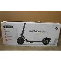 Segway Sale Out. Ninebot eKickScooter F25E, Black, Damaged Packaging, Used, Refurbished, Dirty Handles, Trunk Mat, Scratches On The Steering Wheel Screen. 698274