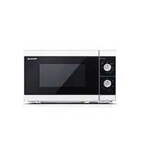 Sharp Microwave Oven with Grill Yc-Mg01E-W Free standing, 800 W, Grill, White 427148