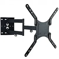 Techly  Wall mount for Tv Lcd/Led/Pdp double arm 23-55 45 kg Vesa black 469275