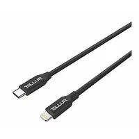 Tellur  Data cable, Apple Mfi Certified, Type-C to Lightning, 1M black 471848