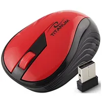 Tm114R Red 1000Dpi Optiskā Bezvadu Datorpele 1646