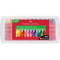 Vaska krītiņi Faber-Castell Jumbo 24 krāsas 547205