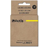 Actis Kb-985Y tinte Brother printerim Rezerves Lc985Y Standarta 19,5 ml dzeltens 277546