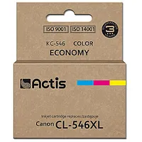 Actis Kc-546 tintes kasetne Canon Cl-546Xl nomaiņa Supreme 15 ml 180 lapas sarkana, zila, dzeltena. 455441