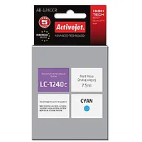 Activejet Ab-1240Cr tinte Brother printerim Rezerves Lc1220C / Lc1240C Premium 7,5 ml zils 295642