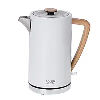 Adler Kettle Ad 1347W	 Electric 2200 W 1.5 L Stainless steel 360 rotational base White 606494