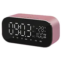 Akai Abts-S2Gd digitālais radio pulkstenis rozā krāsā 432079