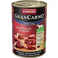 animonda Grancarno Original Liellopu gaļa, Vistas Savvaļas medījums, Tītars pieaugušajiem 400 g 275254