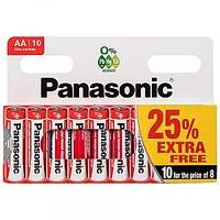 Baterijas Panasonic Red Zinc, R03Rz, Aa, 10Gab/Iep 547569