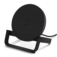 Belkin Wireless Charging Stand with Psu  Micro Usb Cable Wib001Vfbk 153645