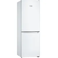 Bosch Serie 2 Refrigerator Kgn33Nweb Energy efficiency class E, Free standing, Combi, Height 176 cm, No Frost system, Fridge net capacity 193 L, Freezer 89 42 dB, White 153855