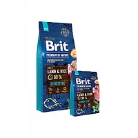 Brit Premium by Nature Sensitive Lamb 3 kg Pieaugušais jērs, rīsi 276180