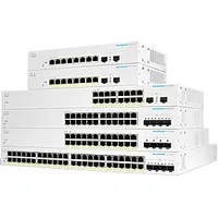 Cisco Cbs220-48P-4G-Eu tīkla slēdzis pārvaldīts L2 Gigabit Ethernet 10/100/1000 Power over Poe Balts 681348