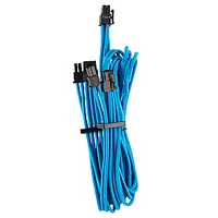 Corsair Premium dubultais pīts Pcie kabelis, dubults komplekts 4. Paaudze  zils 670677