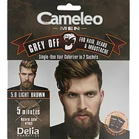 Delia Cosmetics Cameleo Men Krēms matiem, bārdai un ūsām Nr. 5.0 Gaiši brūns 654352