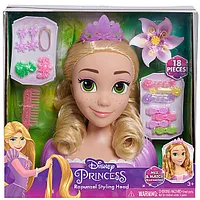 Disney Princess Sapinušies Salātlapiņas frizūru veidošanas galva 607826
