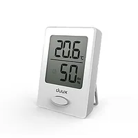 Duux Sense Hygrometer  Thermometer, White, Lcd display 159476