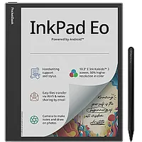 Elektroniskā grāmata Pocketbook Inkpad Eo 10,3 E-Ink Kaleido 3 64 Gb Wi-Fi Mist Grey 707058
