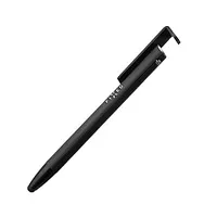 Fixed Pen With Stylus and Stand 3 in 1  Pencil Black for capacitive displays phones tablets 607588