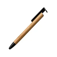 Fixed Pen With Stylus and Stand 3 in 1  Pencil Bamboo for capacitive displays phones tablets 606852