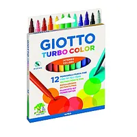 Flomasteri Giotto Turbo Color, 12Gab/Iep 540419