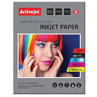 Fotopapīrs Activejet Ap4-200G20 tintes printeriem A4 20 gab. 285226