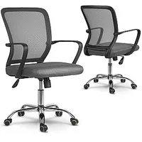 Grozāmais biroja krēsls ar mikrosietu, Sofatel Diran, pelēks 598653