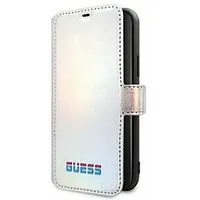 Guess Apple iPhone 11 Pro Iridescent Book Case Silver 695174