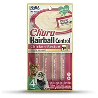 Inaba Churu Hairball Chicken - kaķu cienasts 4X14 g 578838