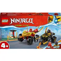 Lego Ninjago Kai vs sacīkšu auto un velosipēdu cīņa 71789 519232