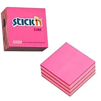 Līmlapiņu kubs Stickn Two colors 21338, 51X51Mm,  250 lapas, rozā asorti 549874