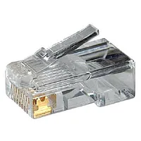 Logilink Mp0002 Cat5E Modular Plugsuitable for 8P8C Round Cableplug unshieldedGold-plated contacts, Transparent 161715