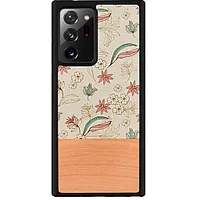 ManWood case for Galaxy Note 20 Ultra pink flower black 563806