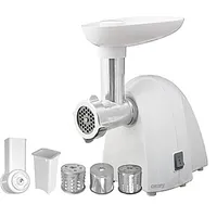 Meat mincer Camry Cr 4802 White, 600-1500 W, Number of speeds 1, Middle size sieve, mince poppy plunger, sausage filler, vegatable attachment. 152784