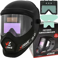 Metinātāja maska Pro melna, automātisks filtrs Verke 622090
