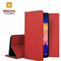 Mocco Smart Magnet Book Case Grāmatveida Maks Telefonam Xiaomi 12 Pro Sarkans 395230